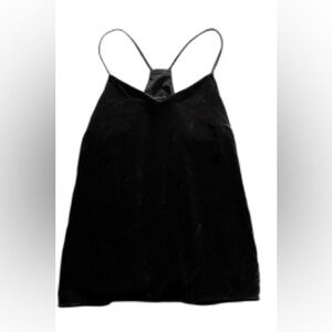 Banana RepublicBlack Velvet Spaghetti Strap Top